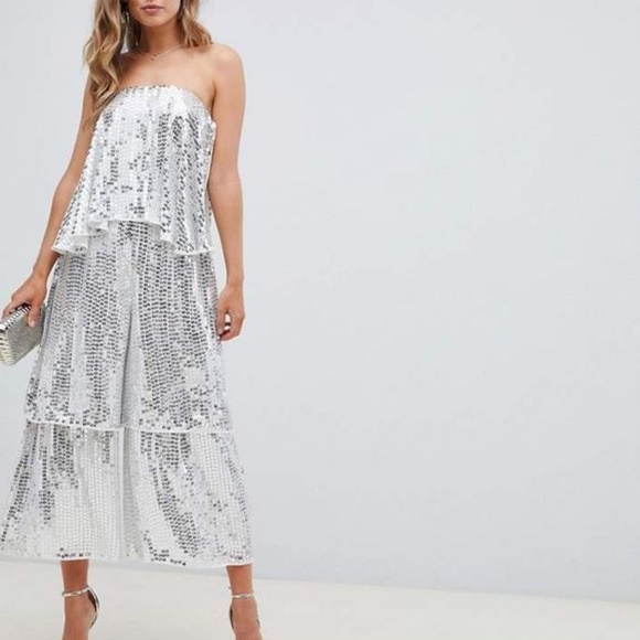 asos jumpsuit sequin